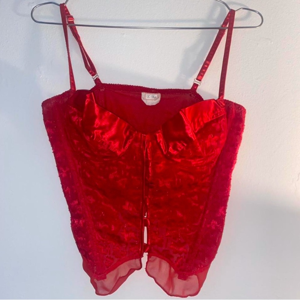 Vintage Red Corset